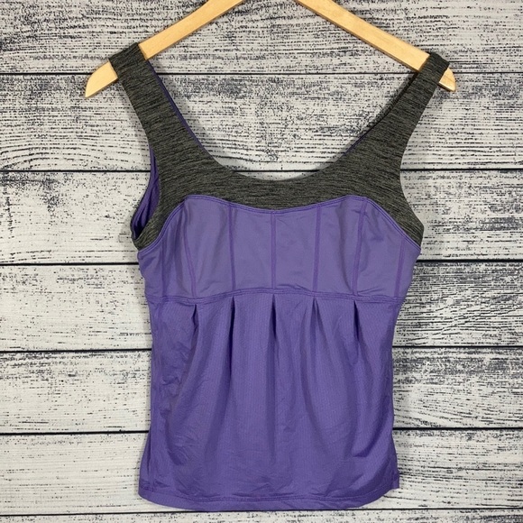 Lululemon Athletica Purple Gray Tank Top - Picture 1 of 5